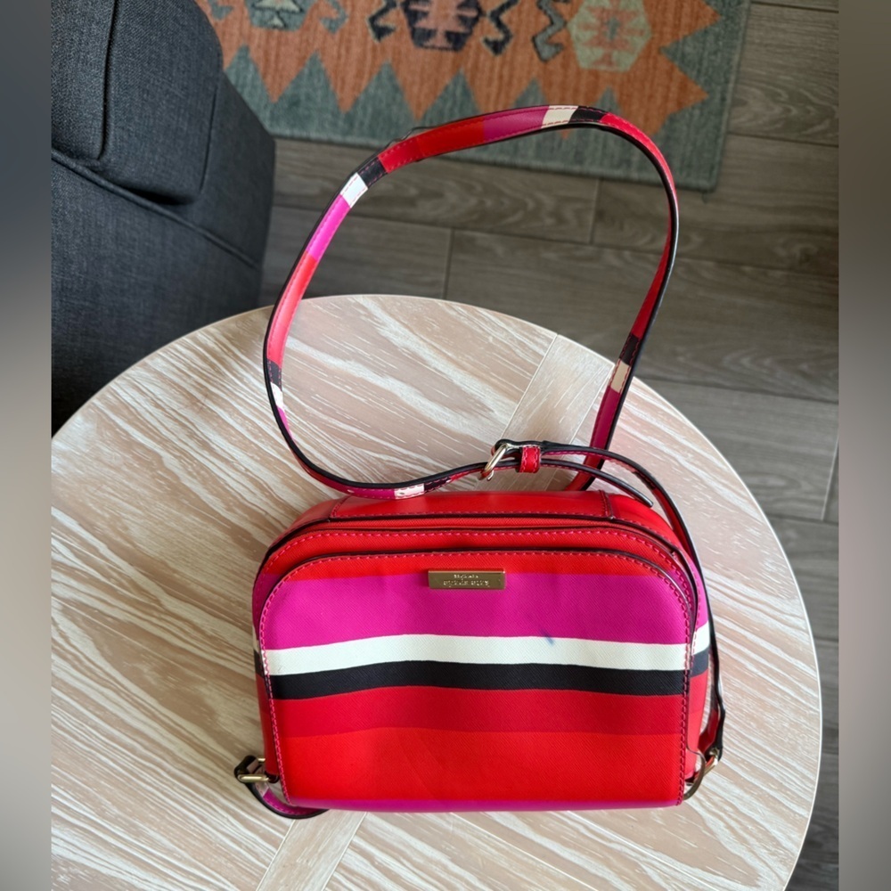 Kate Spade|Limited Edition Stacy Lauren Way Bonita Stripe Crossbody Bag•••As Is* - Picture 6 of 16